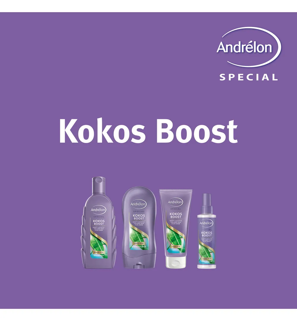 Andrelon Mousse Volume Kokos Boost (200 ml) - image 3