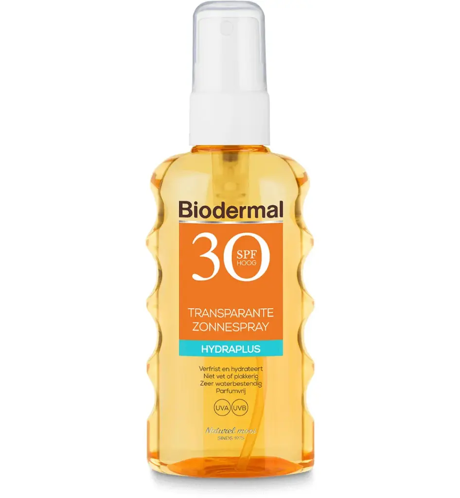 Biodermal Transparantspray hydraplus SPF30 (175 ml)