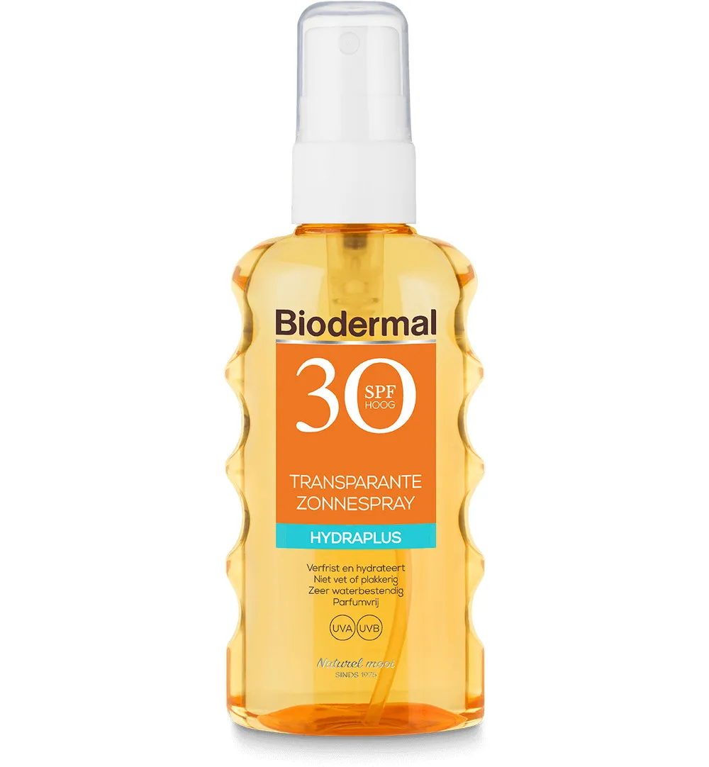 Biodermal Transparantspray hydraplus SPF30 (175 ml)