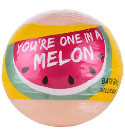 Treets Bath ball one in a melon (1 stuk)