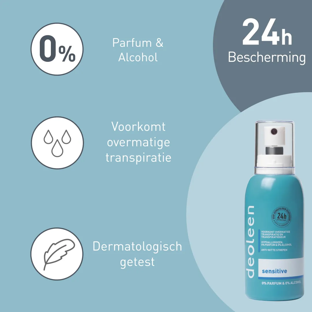 Deoleen Deodorant Spray Sensitive (75 ml) - image 2