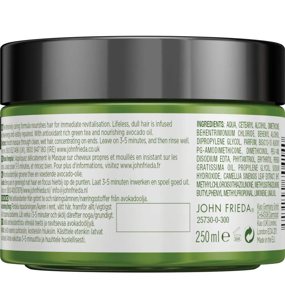 John Frieda Masker detox & repair (250 ml)