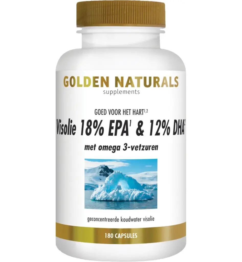 Golden Naturals Visolie 18% Epa 12% Dha (180 Softgels)