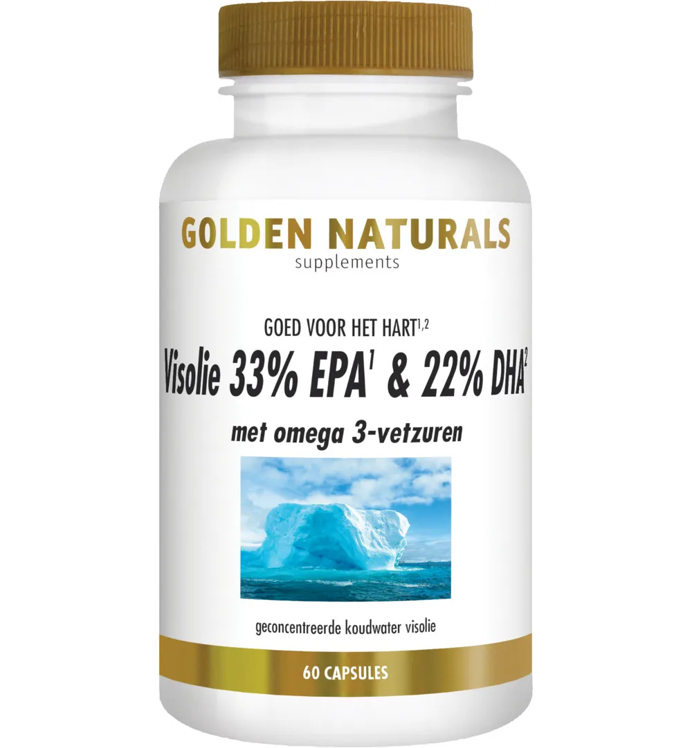 Golden Naturals Visolie 33% Epa 22% Dha (60 Softgels)