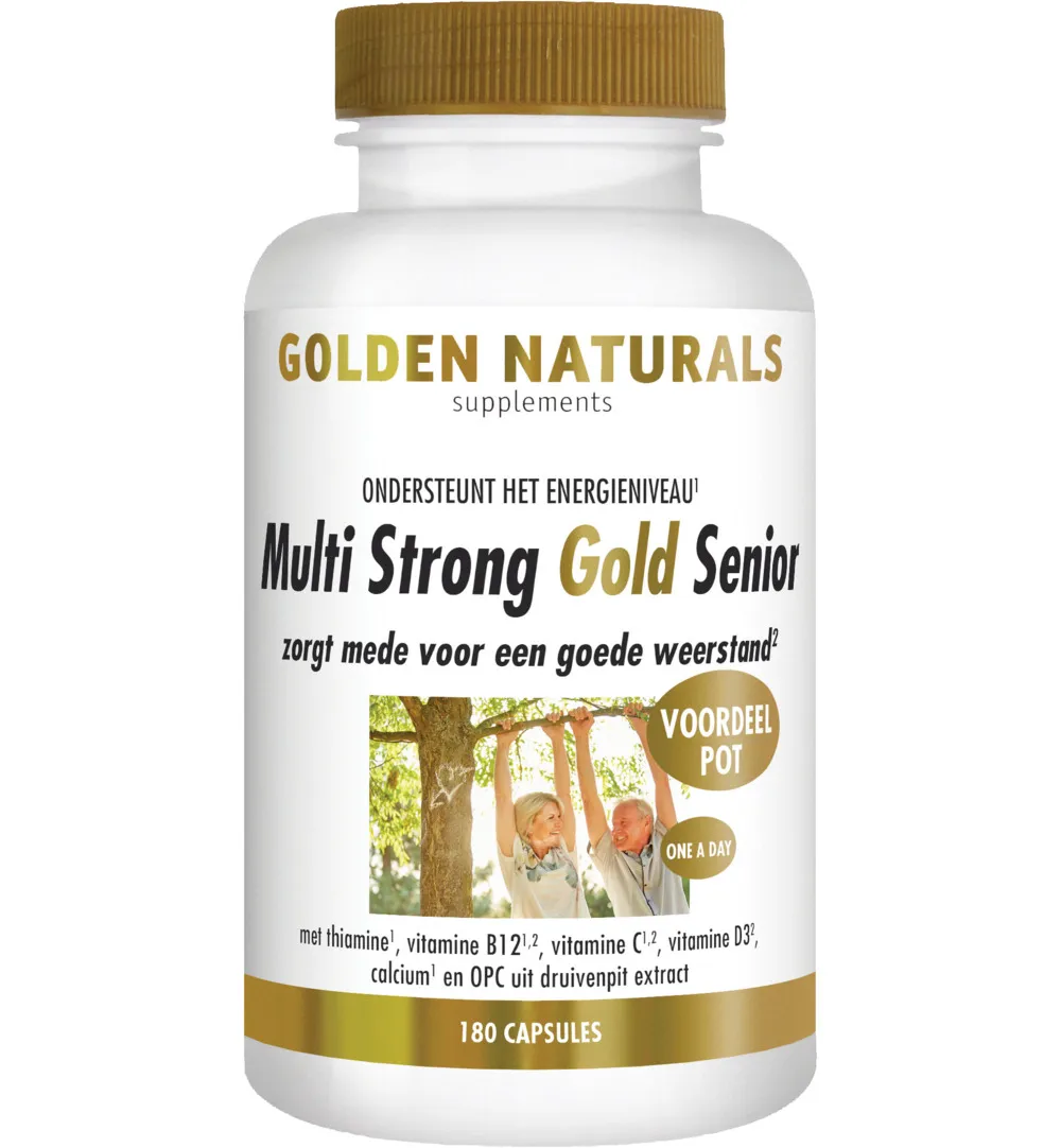 Golden Naturals Multi strong gold senior (180 vega capsules)