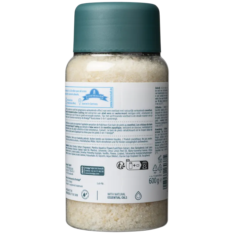 Kneipp Voetbadkristallen cooling (600 gr)