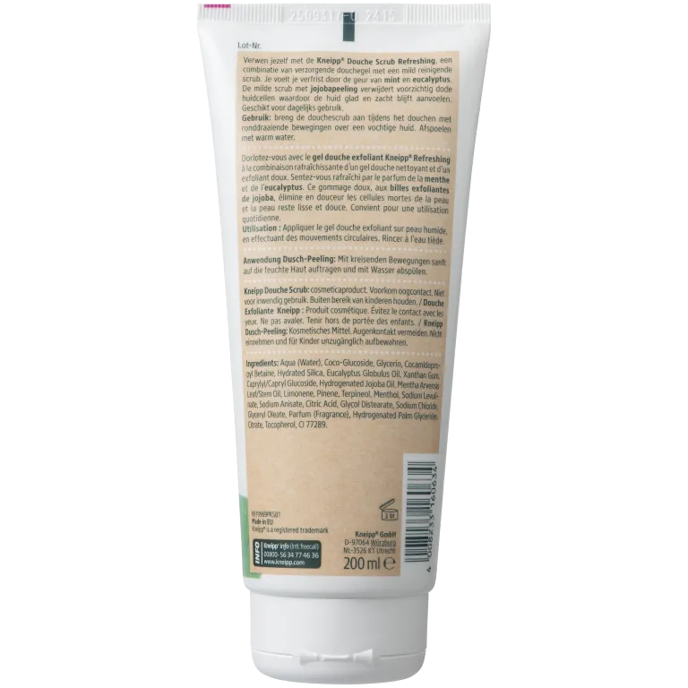 Kneipp Douchescrub mint eucalyptus (200 ml)