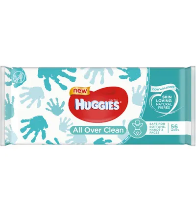 Huggies Doekjes all over clean (56 stuks)