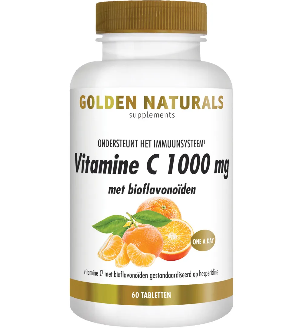 Golden Naturals Vitamine C 1000 met bioflavono?den (60 tabletten)