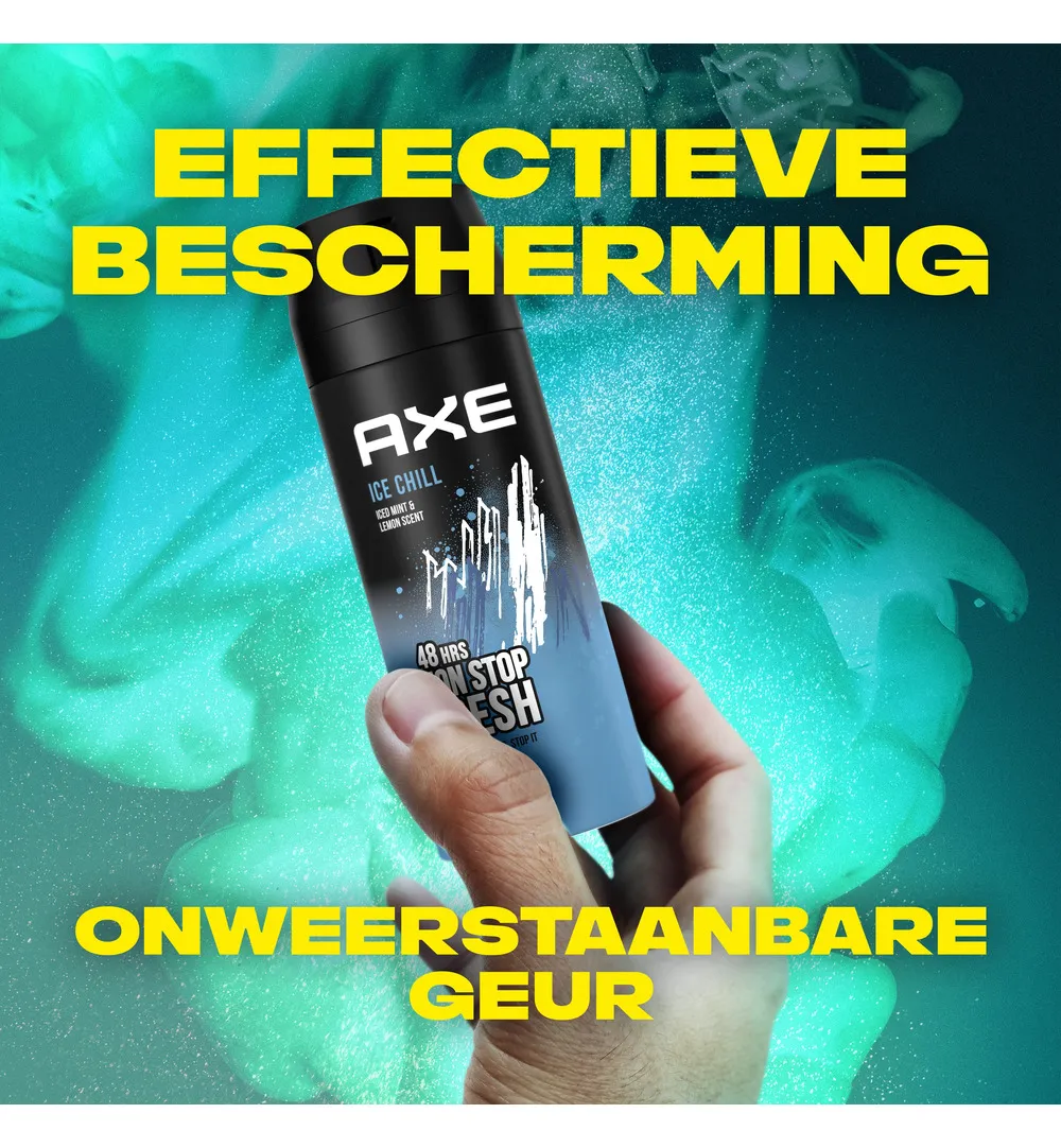 Axe Deodorant bodyspray ice chill (150 ml) - image 3