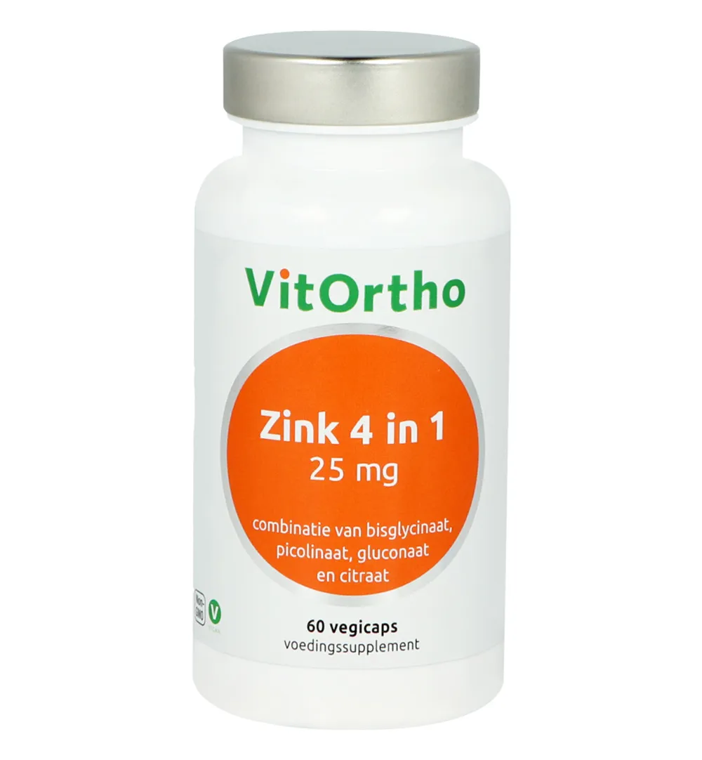 VitOrtho Zink 4-in-1 (60 vega capsules)