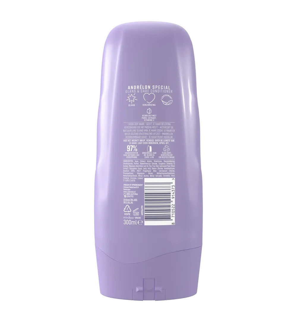 Andrelon Conditioner Glans & Care (300 ml) - image 2