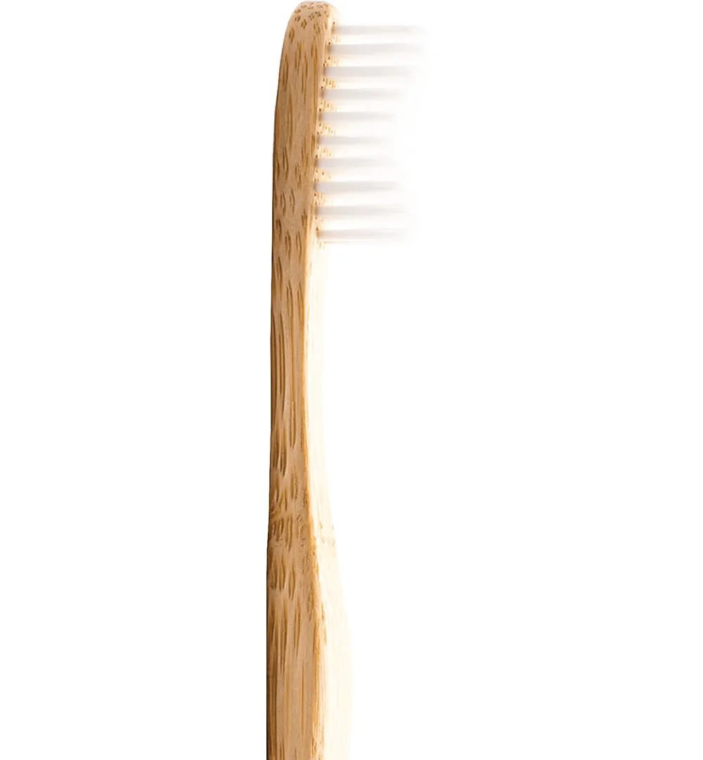 The Humble Co Tandenborstel bamboe medium wit (1 stuk)