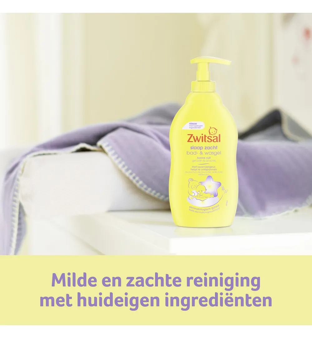 Zwitsal Bad/wasgel lavendel (400 ml) - image 3