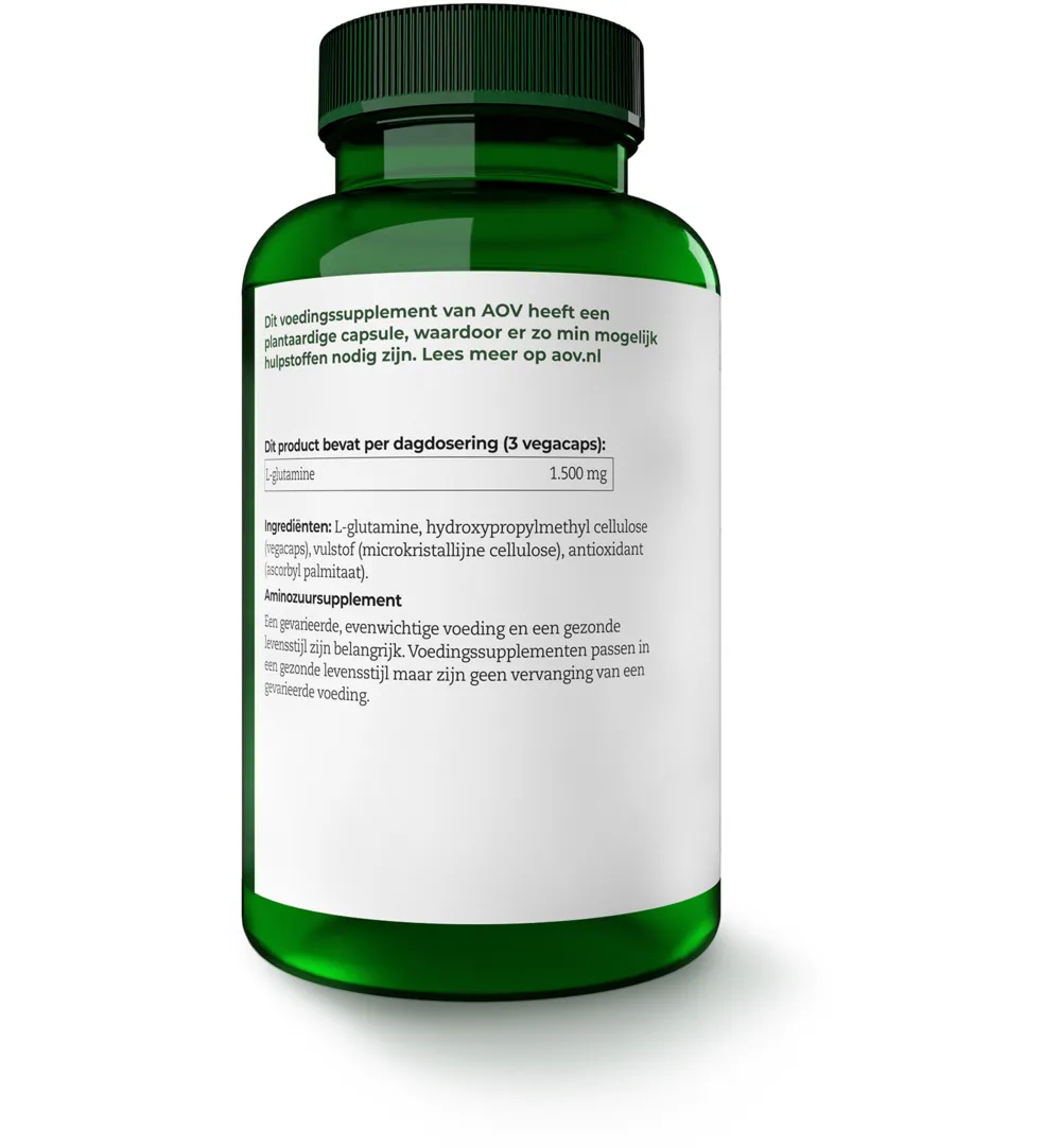 AOV 605 L-Glutamine 500mg (90 vega capsules)