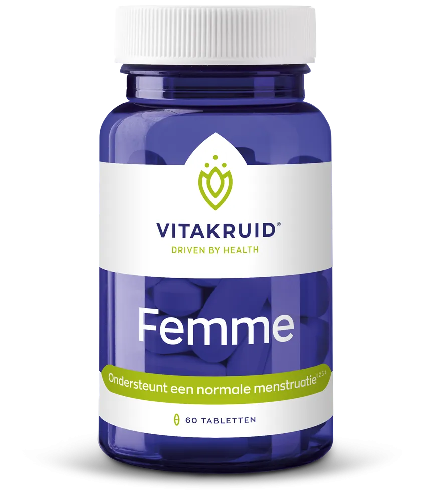 Vitakruid Femme Hormoon Support Maca & Saffraan (60 tabletten)