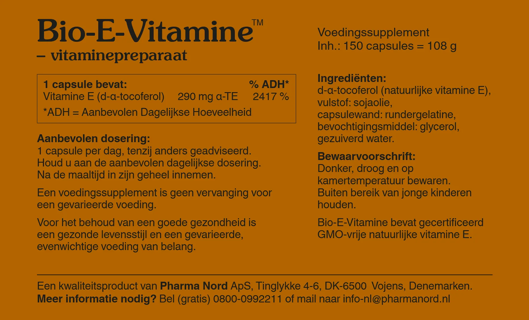 Pharma Nord Bio E Vitamine (150 capsules)