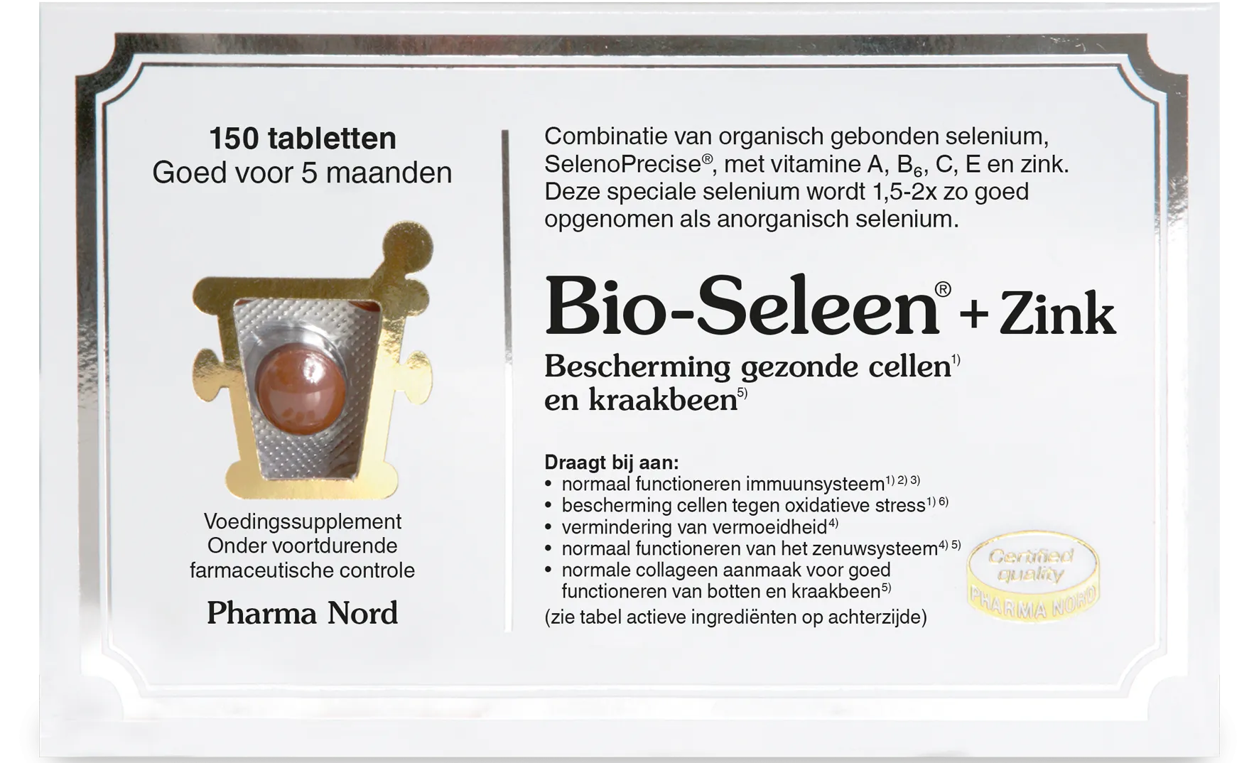 Pharma Nord Bio Seleen & Zink (150 tabletten)