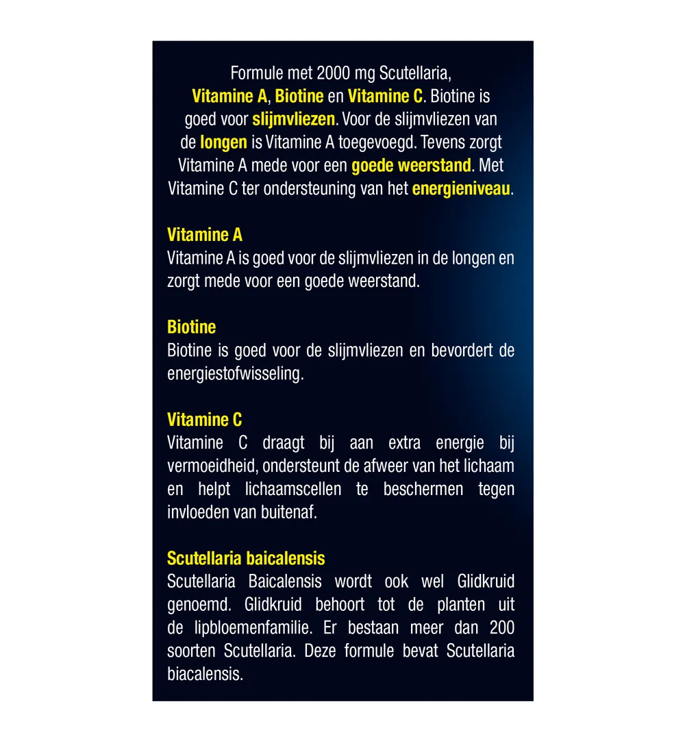 Lucovitaal Scutellaria 2000mg (30 capsules) - image 5