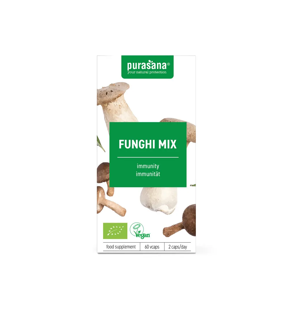 Purasana Funghi Mix Vegan Bio (60 vega capsules)