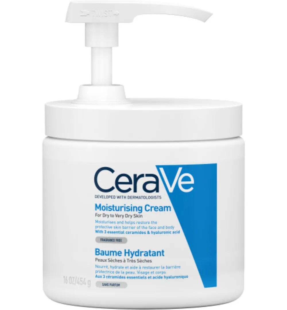 Cerave Hydraterende creme pomp (454 gr)