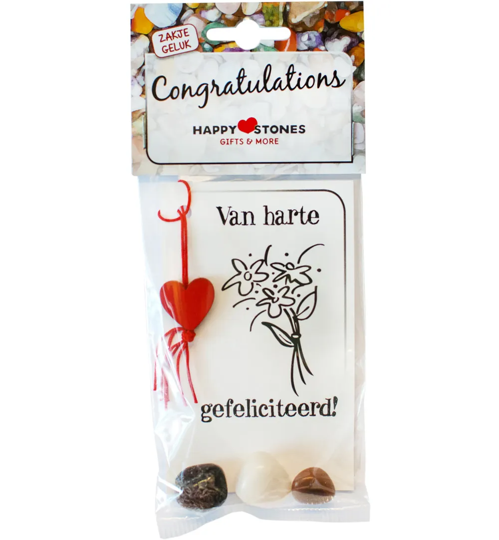 Happystones Congratulations (1 stuk)