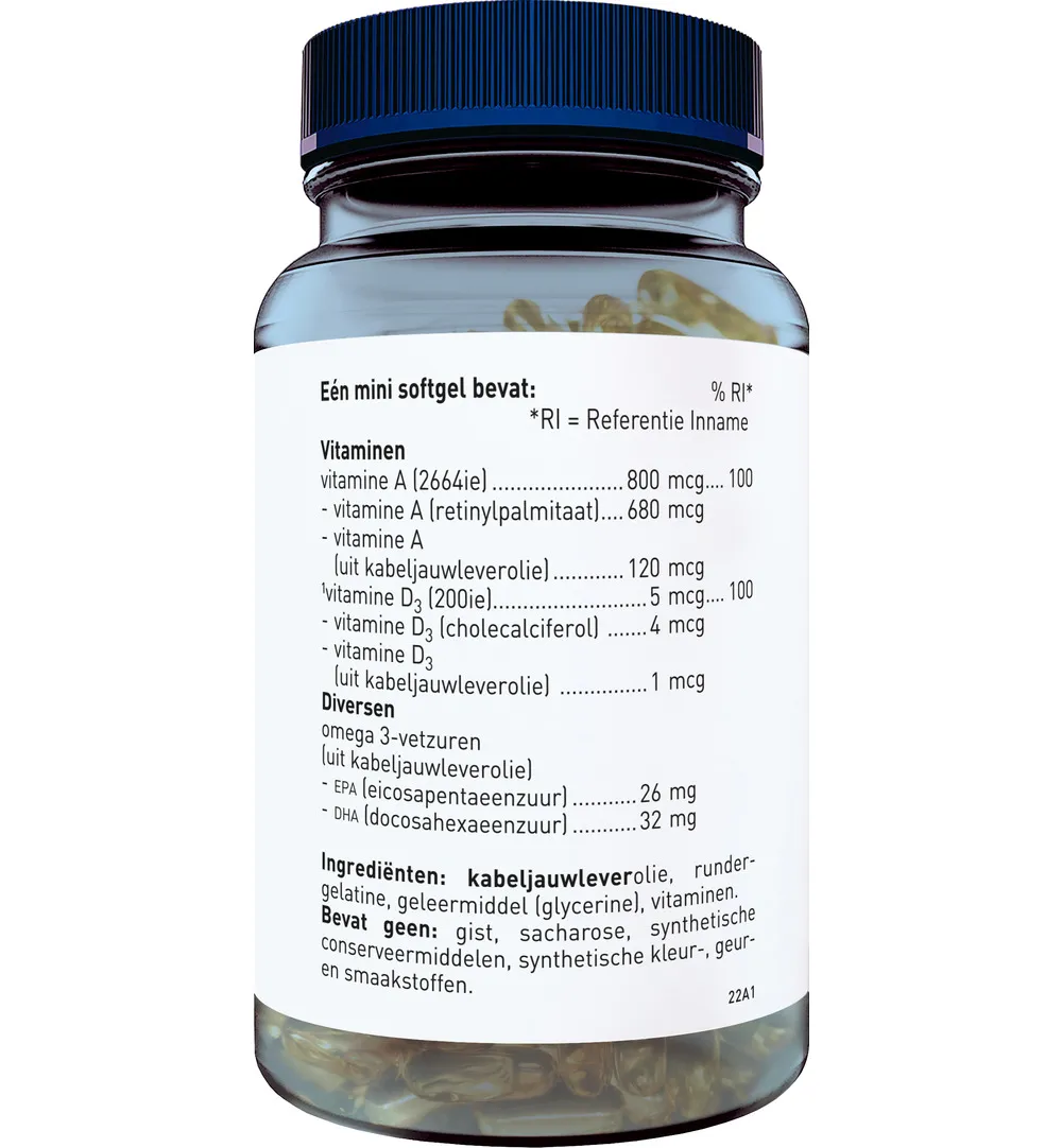 Orthica Kabeljauwleverolie (90 Softgels)