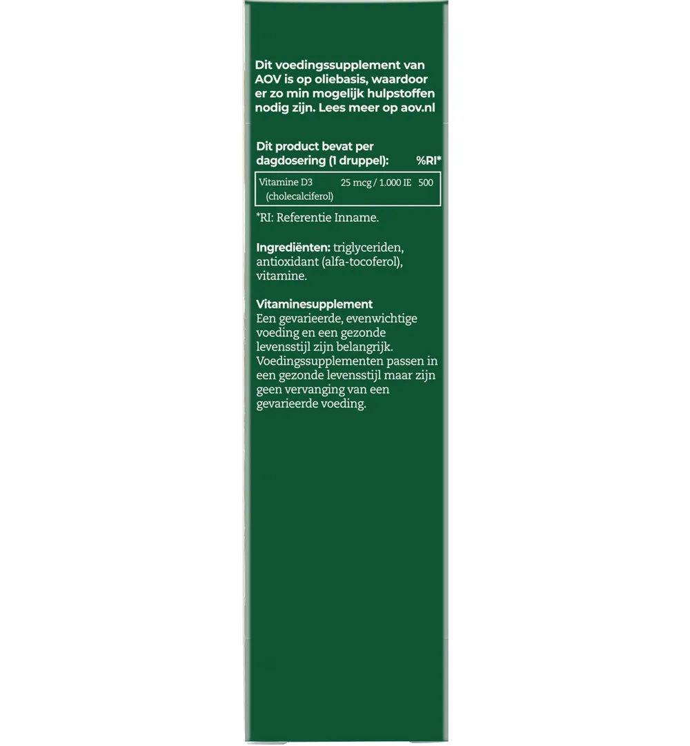 AOV 409 Vitamine D3 druppels (15 ml) - image 4