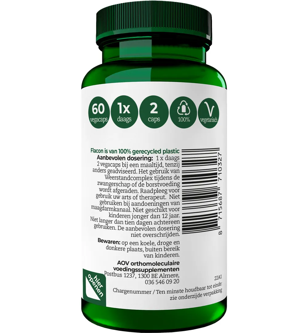 AOV 1032 Weerstandscomplex (60 vega capsules) - image 2