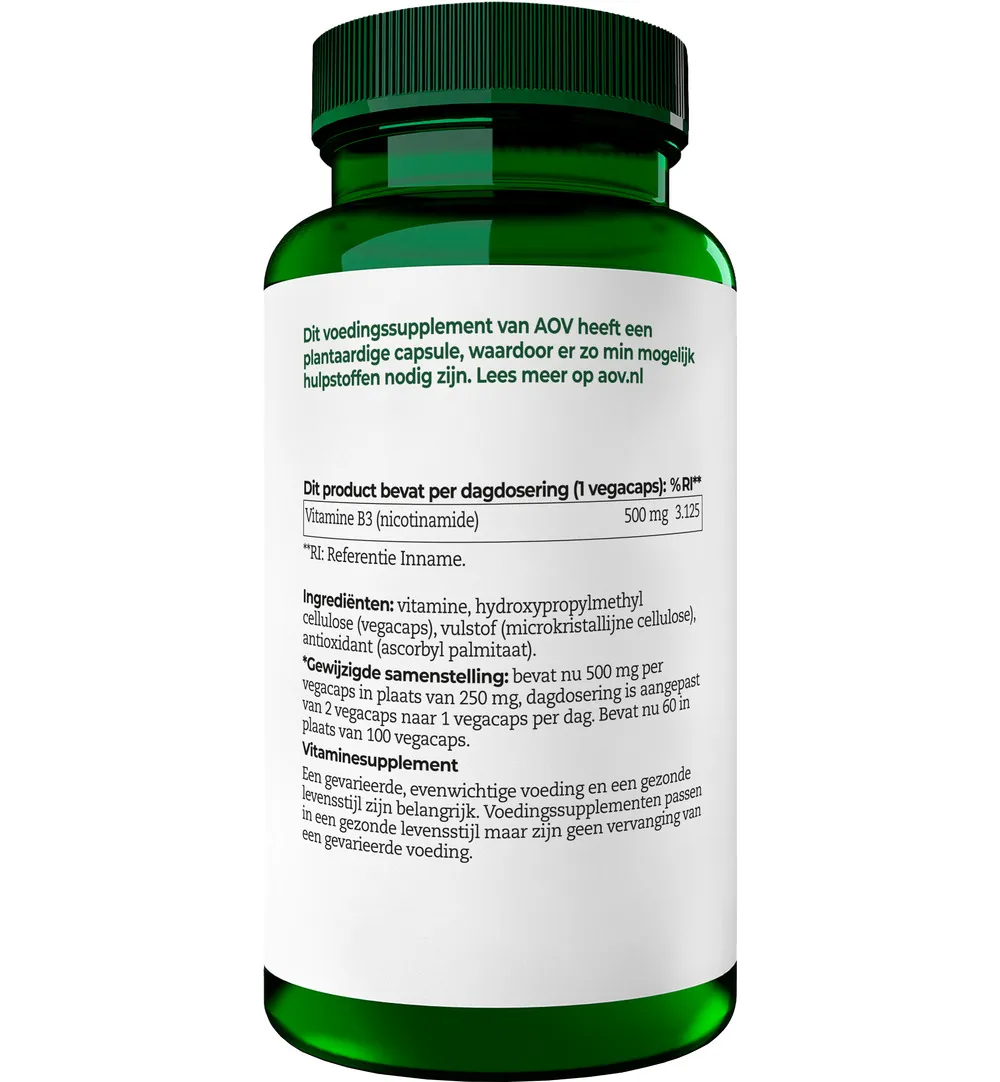 AOV 211 Nicotinamide (60 vega capsules) - image 2