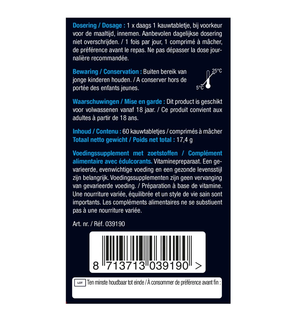 Lucovitaal Vitamine B12 1000mcg (60 tabletten) - image 6