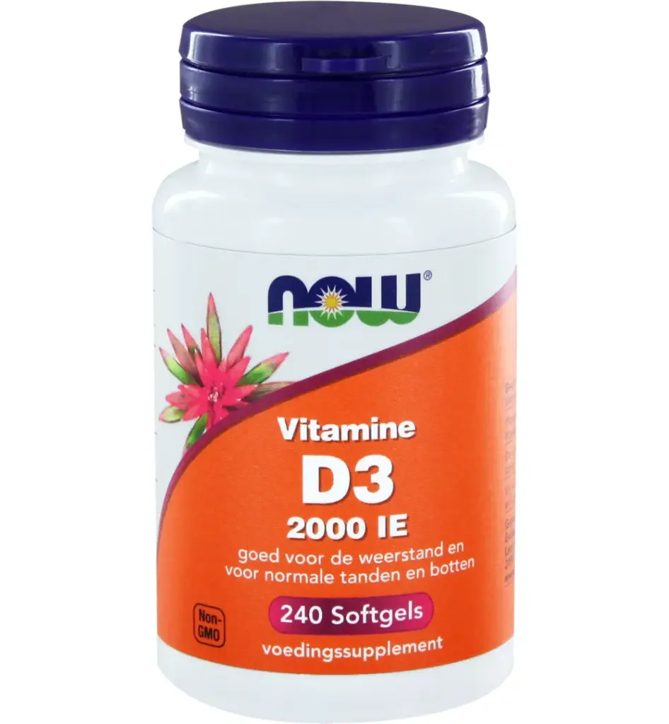 Now Vitamine D3 2000IE (240 softgels)