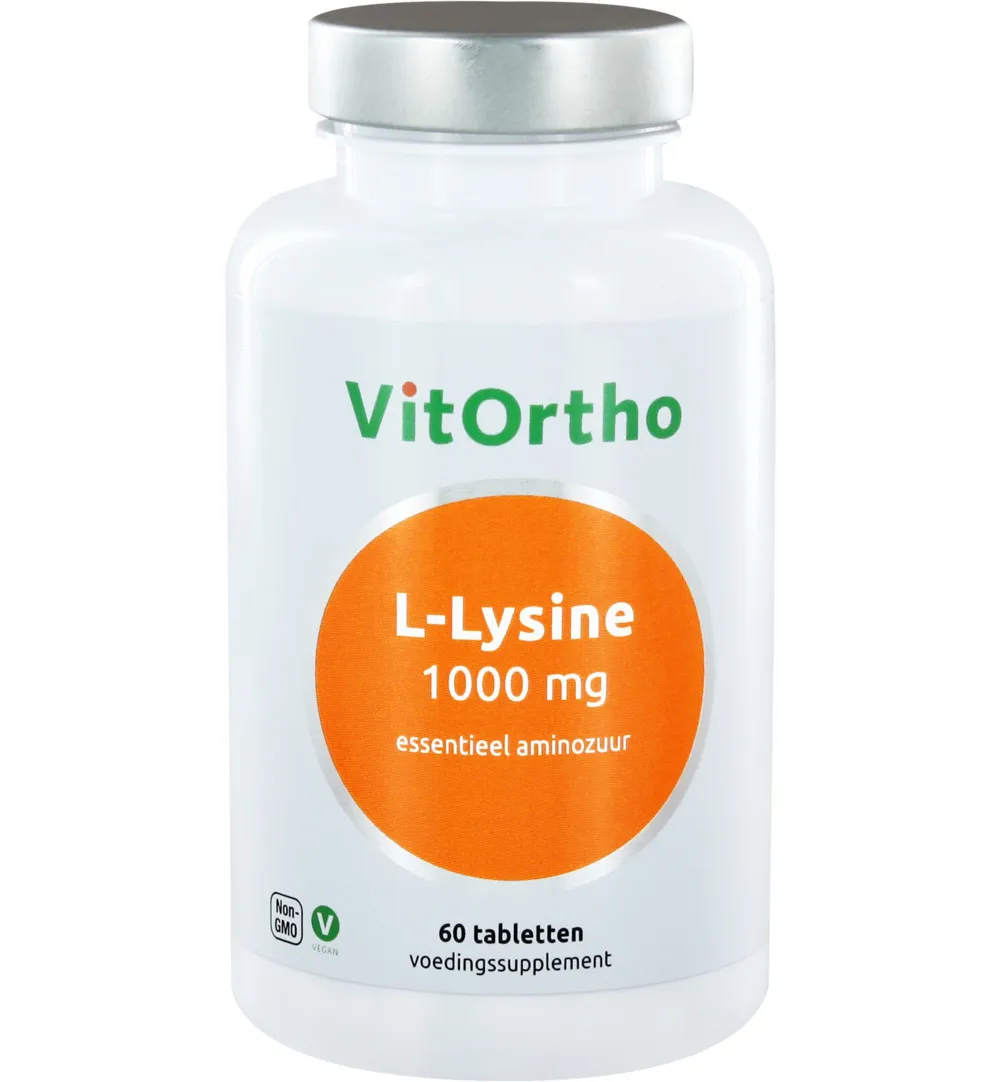 VitOrtho L-lysine 1000 mg (60 tabletten)