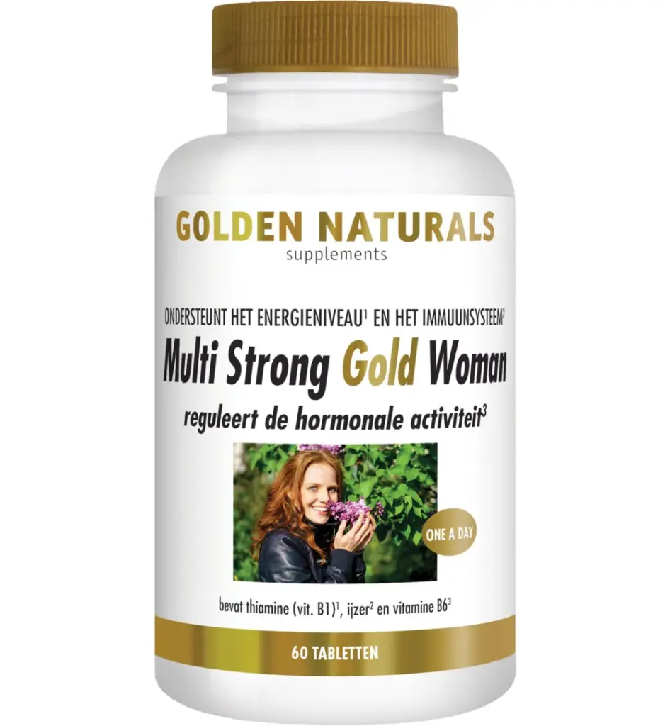 Golden Naturals Multi strong gold woman (60 tabletten)