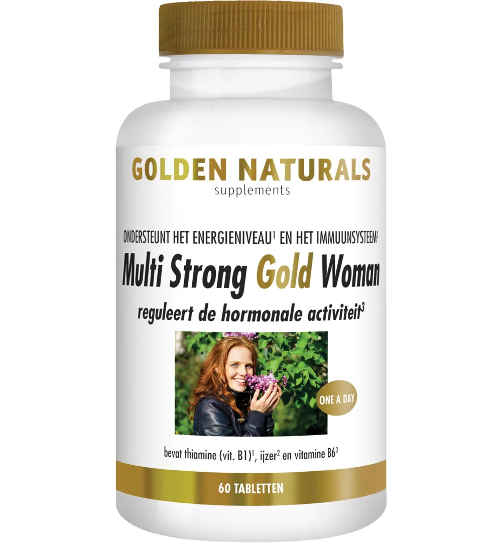 Golden Naturals Multi strong gold woman (60 tabletten)