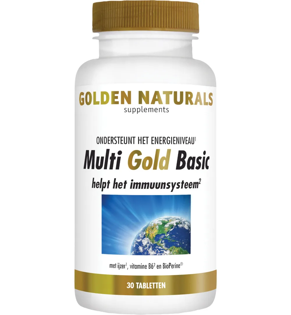 Golden Naturals Multi strong gold basic (30 tabletten)