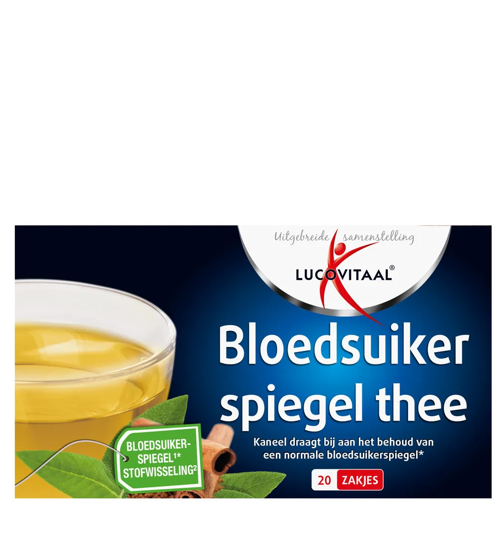 Lucovitaal Bloedsuikerspiegel Thee (20 stuks) - image 6