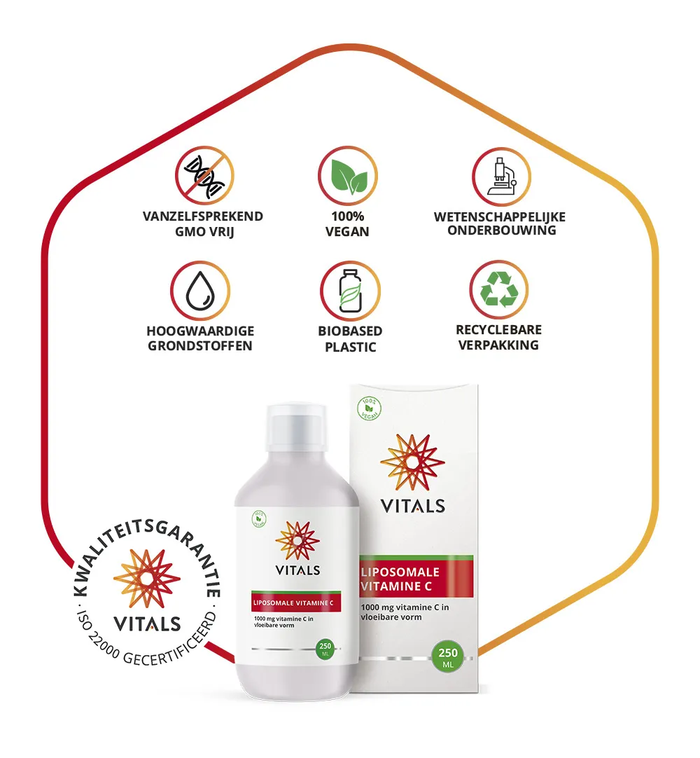 Vitals Liposomale Vitamine C (250 ml) - image 4