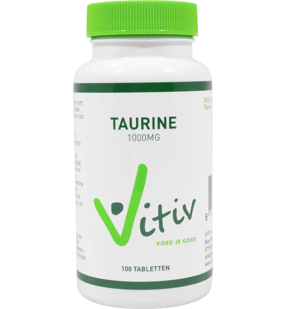 Vitiv Taurine 1000Mg (100 tabletten)