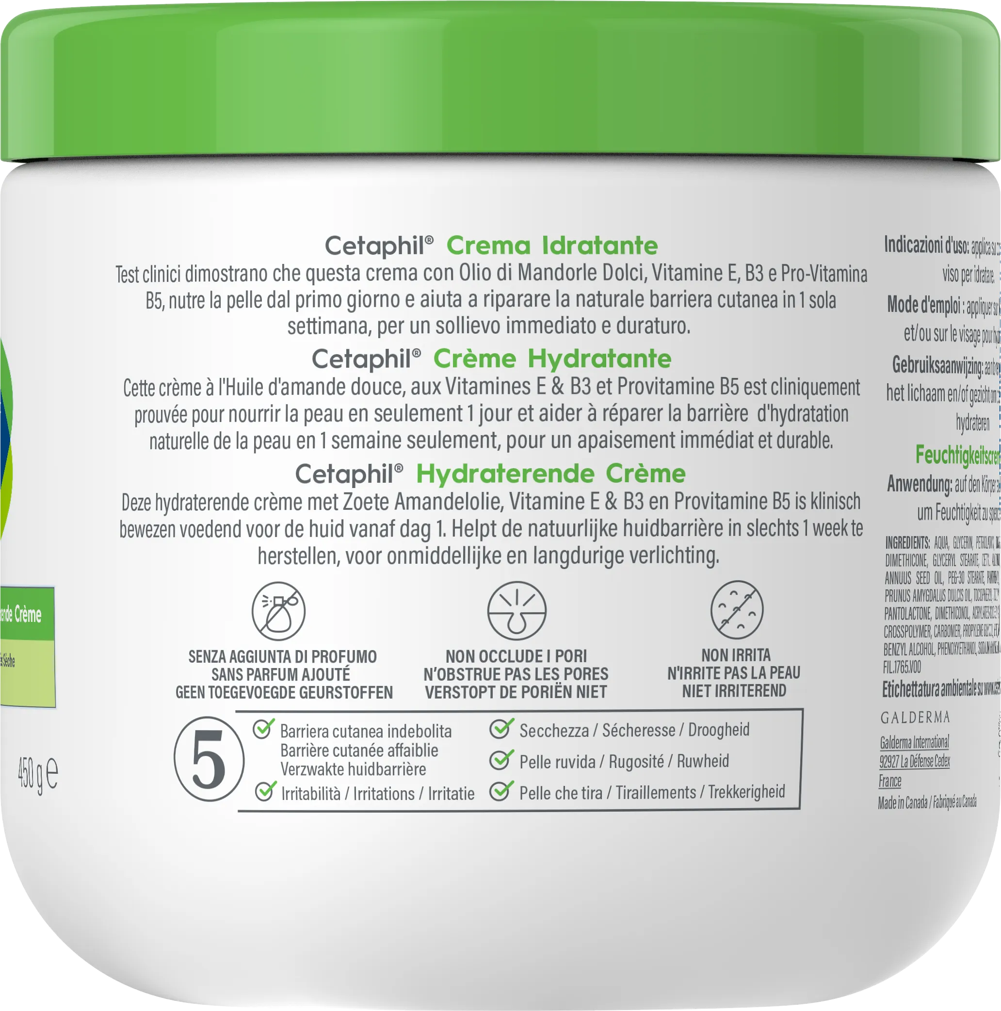 Cetaphil Hydraterende creme (450 gr) - image 2