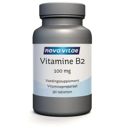 Nova Vitae Vitamine B2 riboflavine 100mg (90 tabletten)