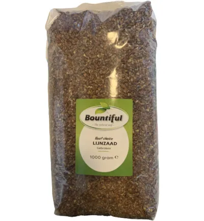 Bountiful Lijnzaad Gebroken Bc (1000 gr)