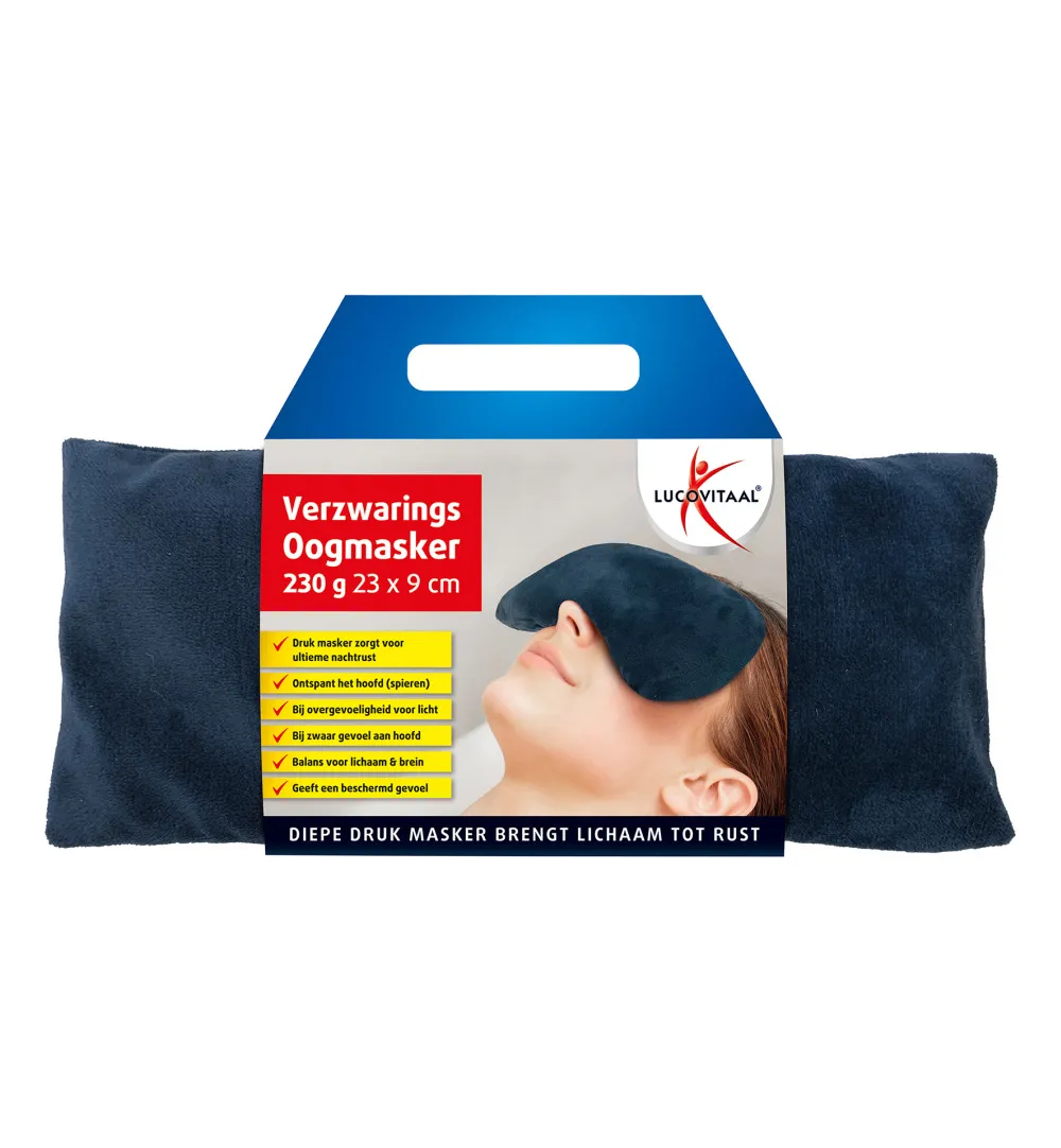 Lucovitaal Verzwaringsoogmasker (1 stuk)