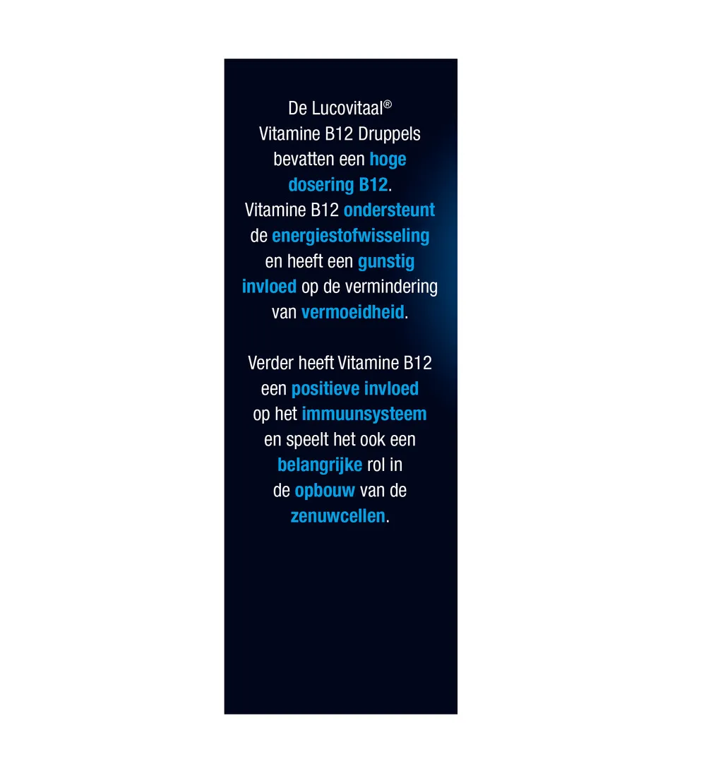 Lucovitaal Vitamine B12 Druppels (50 ml) - image 2