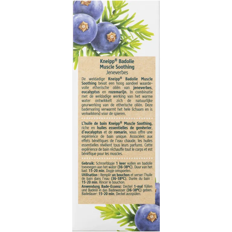 Kneipp Muscle soothing badolie jeneve (100 ml) - image 3