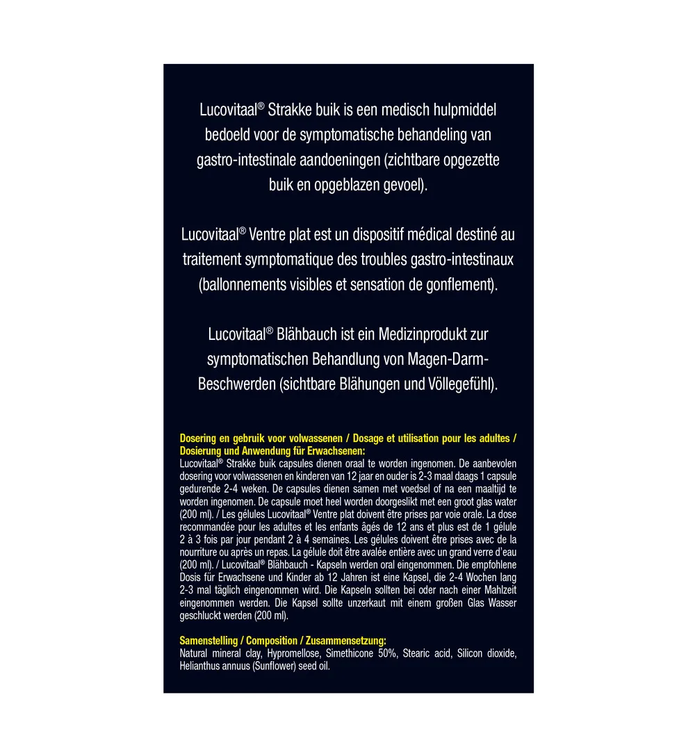 Lucovitaal Strakke Buik (30 capsules)
