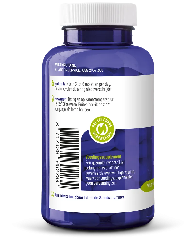 Vitakruid Vegan Collageen Builder met Vecollal® (90 tabletten)