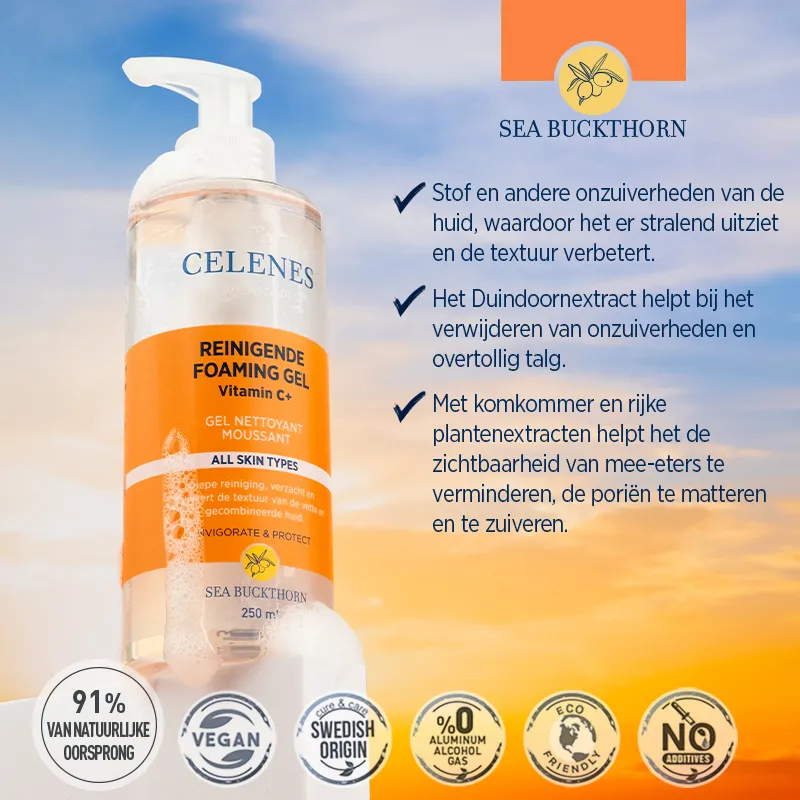 Celenes Sea Buckthorn Cleansing Gel (250 ml)