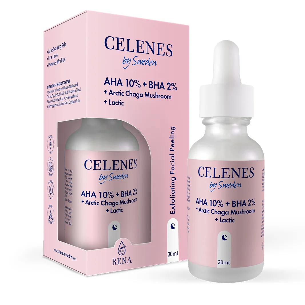 Celenes Facial peeling AHA 8% + BHA 2% + lactic + arctc ch (30 ml)