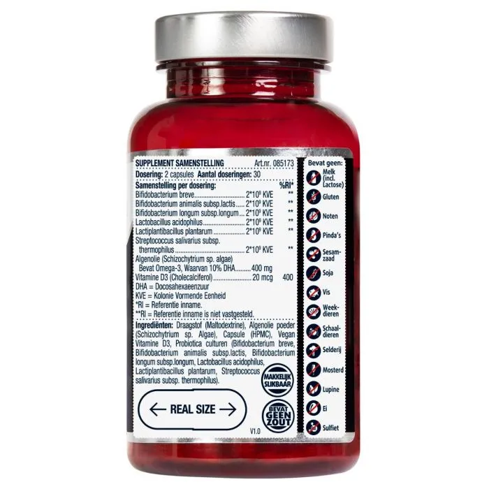 Lucovitaal Omega 3, Probiotica & Vitamine D3 (60 capsules)